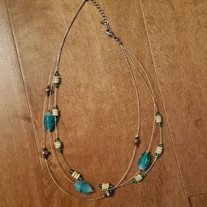 Turqoise and silver necklace